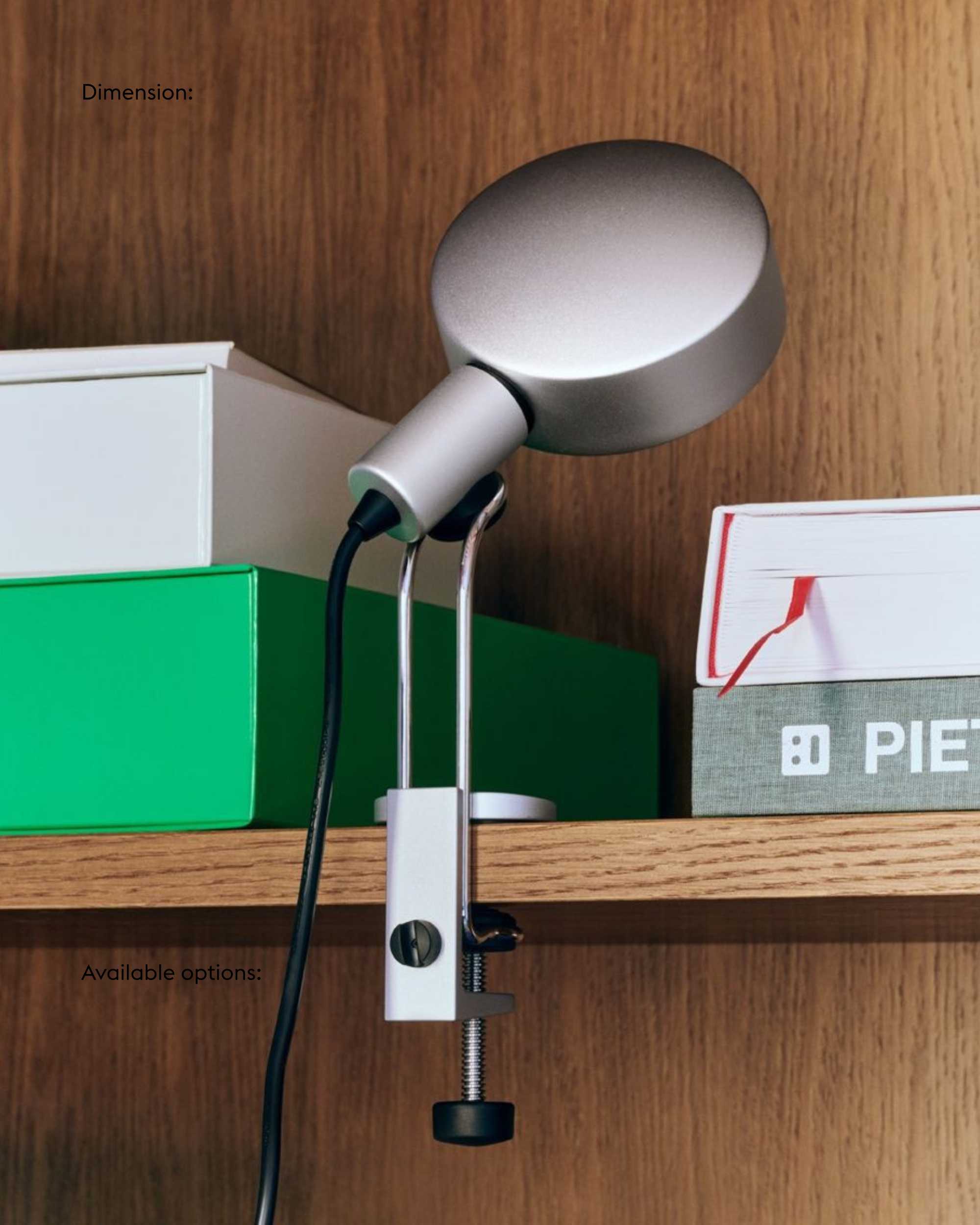 Cupola clip lamp