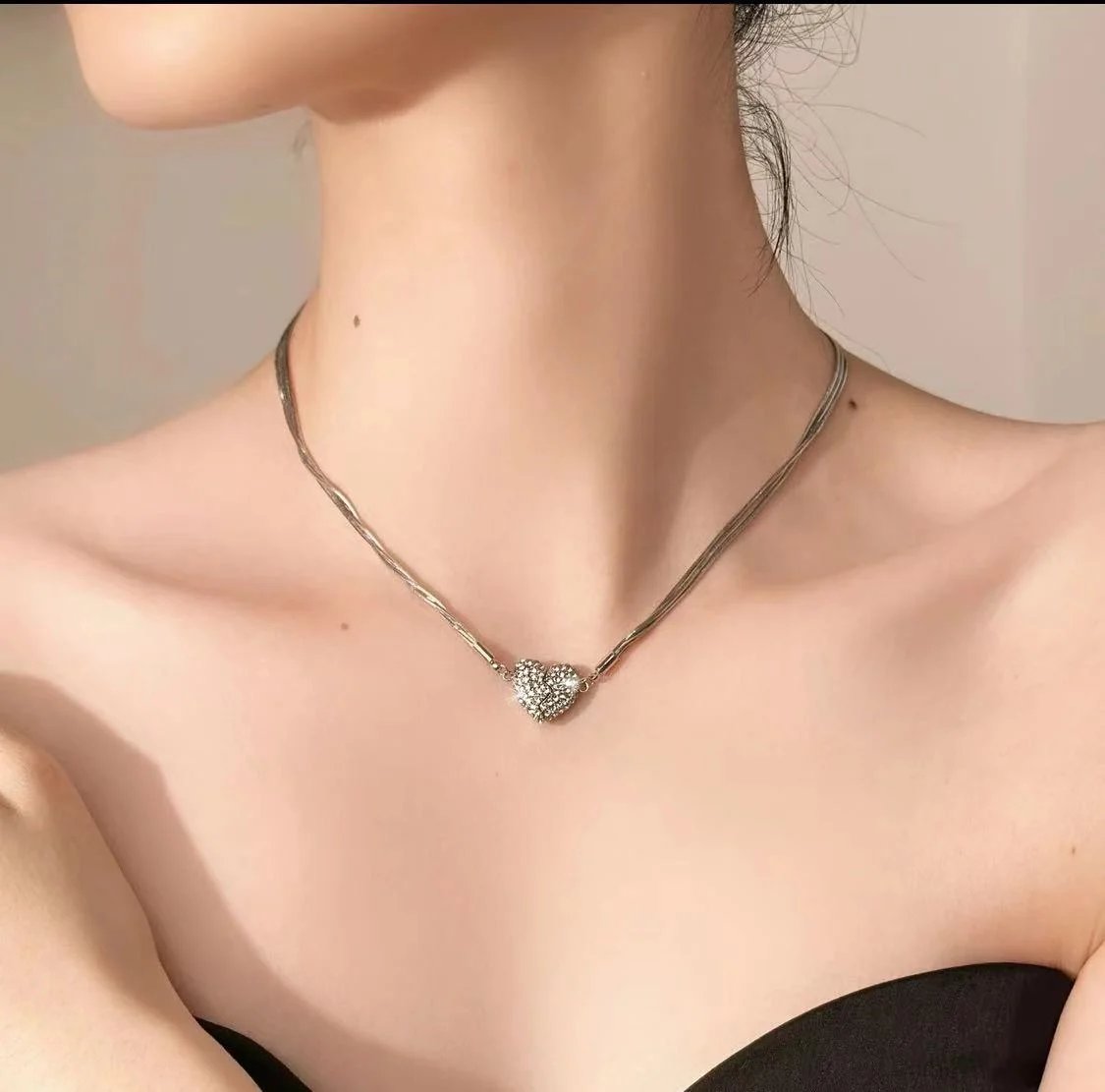 Promotion 49%OFF🔥Magnetic Love Patchwork Necklace
