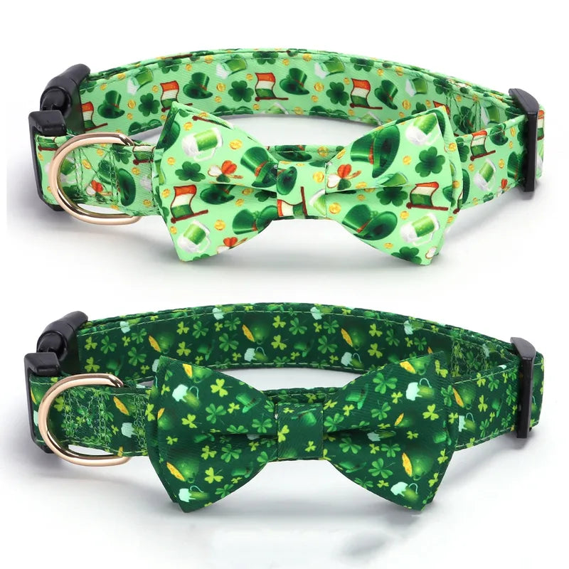 Casual Elegant Minimalist Polyester St. Patrick Valentine'S Day Letter Heart Shape Pet Collar