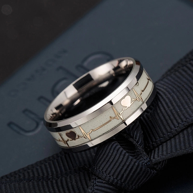 Fashion Letter 201 Stainless Steel No Inlaid
