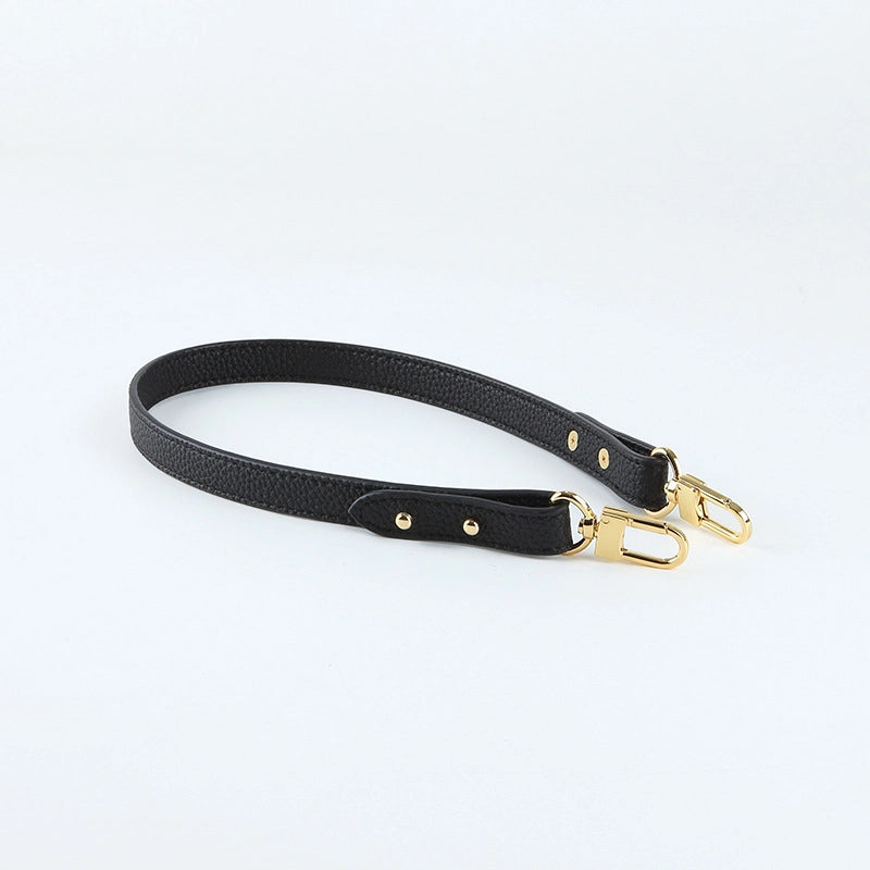 Short Underarm Bag With Litchi Pattern Cowhide Pattern Vegetable Basket Bag Shoulder Strap Shoulder Bag Strap Women's Bag Shoulder Strap Accessories