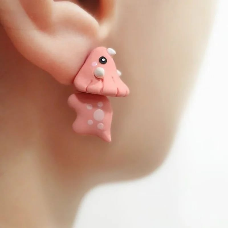 Cute Animal Bite Earrings