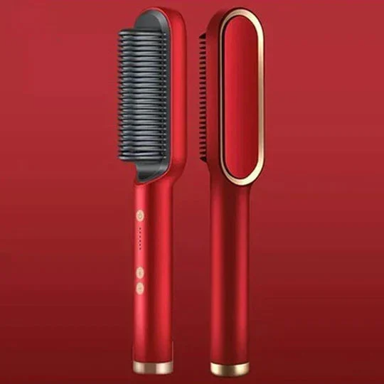 2-in-1 Ionic Hair Straightener Styling Comb - Smooth & Style