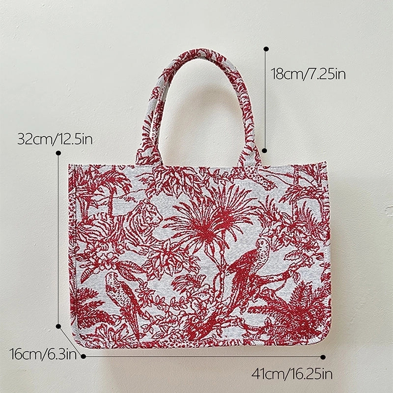 Women's Large Winter Autumn Canvas Vintage Style Handbag