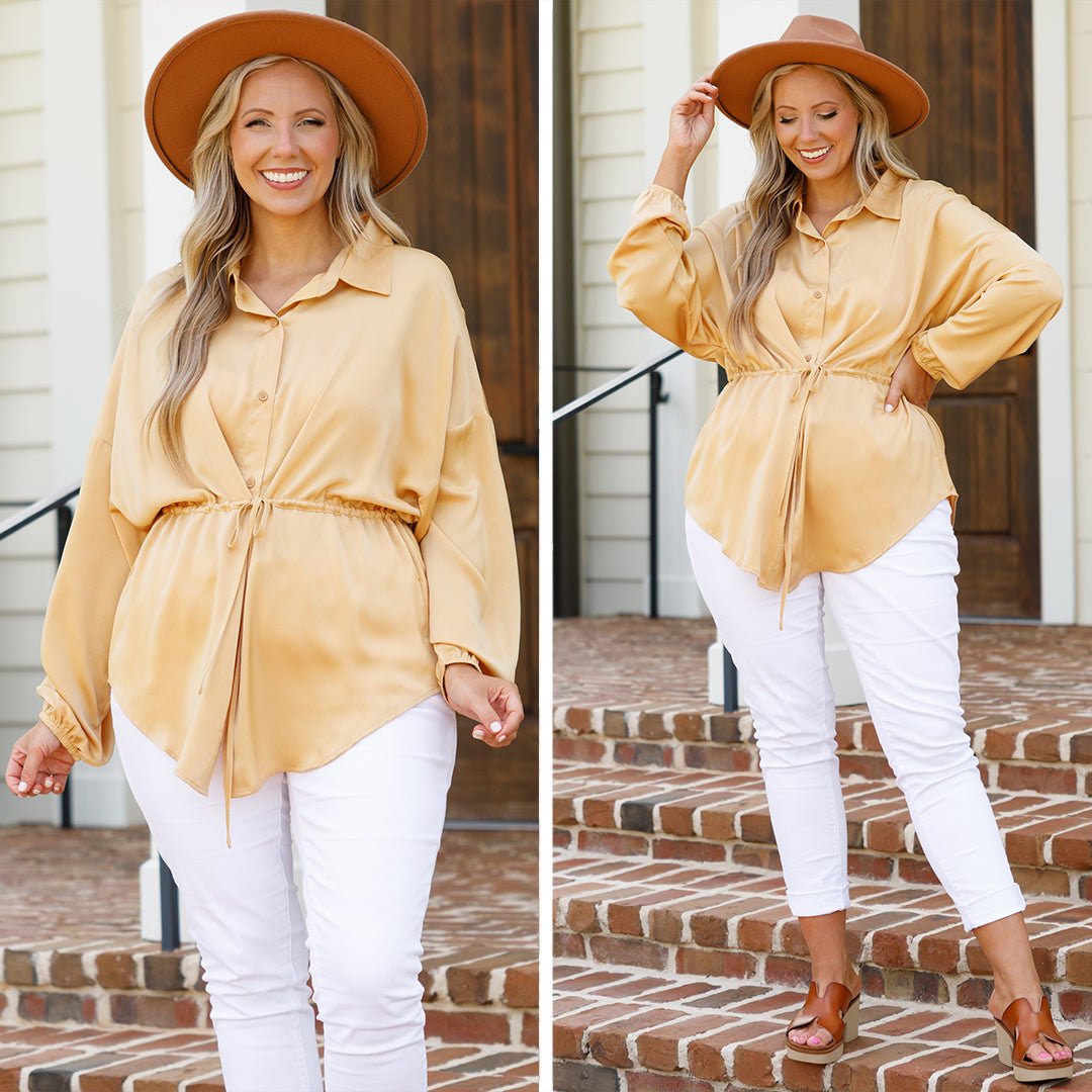 For The Weekend Blouse. Honey