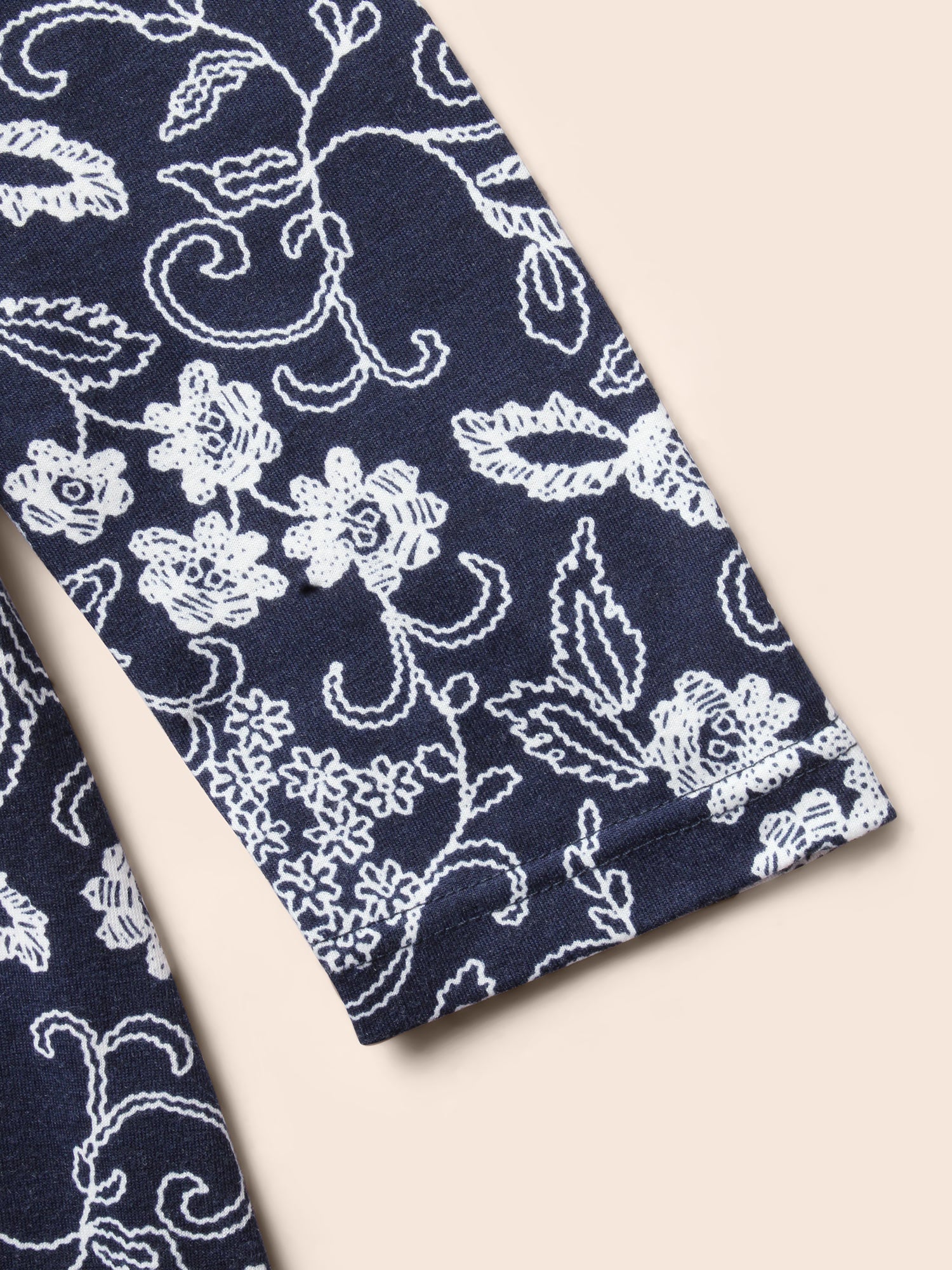 Floral Slit Hem Slim Fit Dress