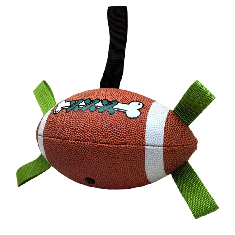Minimalist PVC Rugby Football Pet Toys