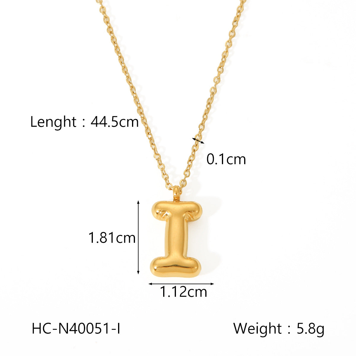 IG Style Letter Number Text Stainless Steel Electroplating Necklaces