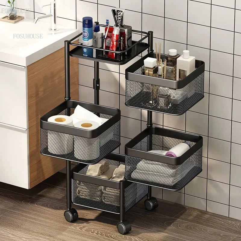 Premium Square Metal Trolley By MATRIX