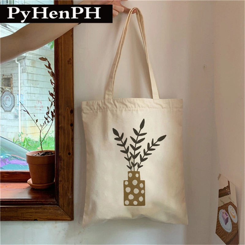 Women's Small Canvas Color Block Vintage Style Classic Style Square Open Shoulder Bag