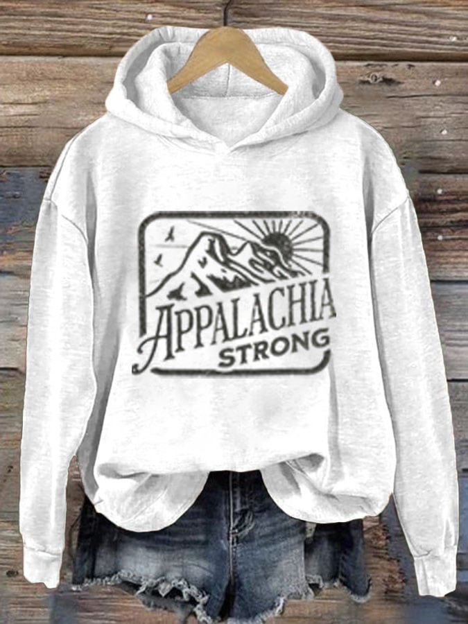 Women's Appalachia Strong Print Casual Sweatshirt