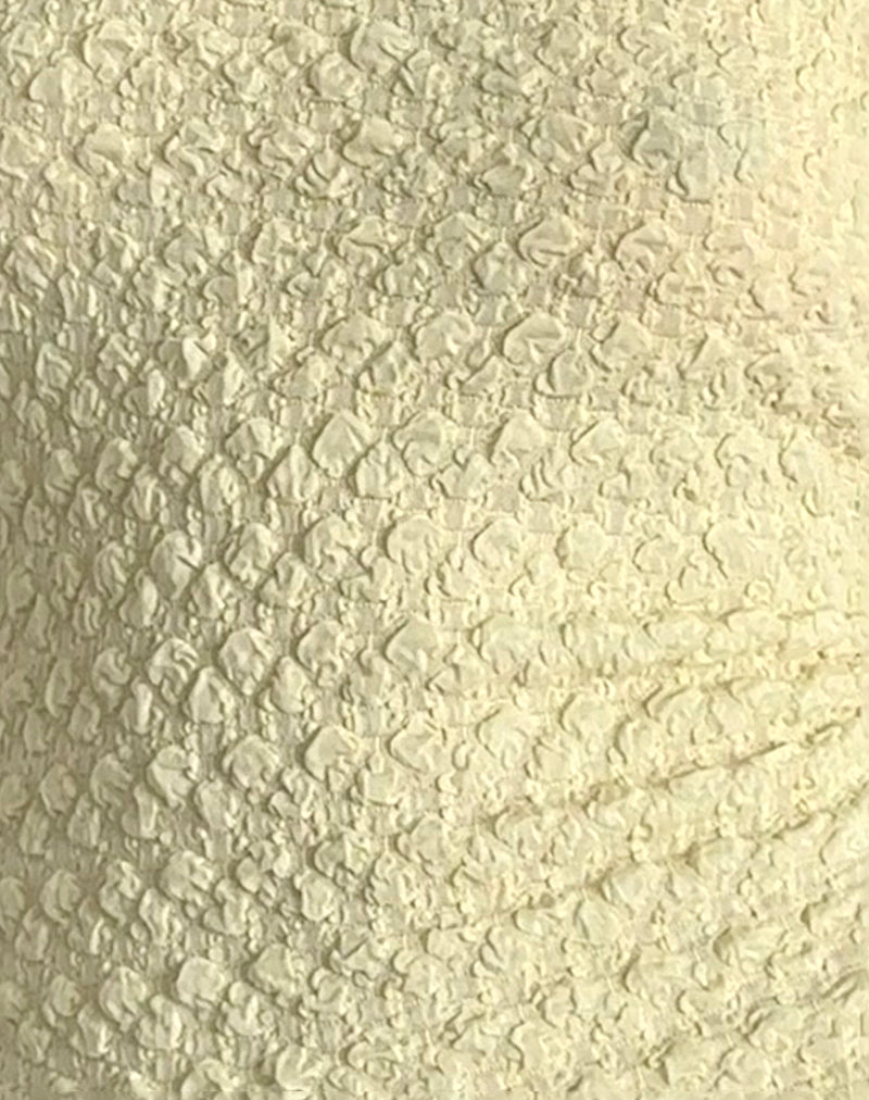 Mohala Top in Bubble Knit Soft Yellow