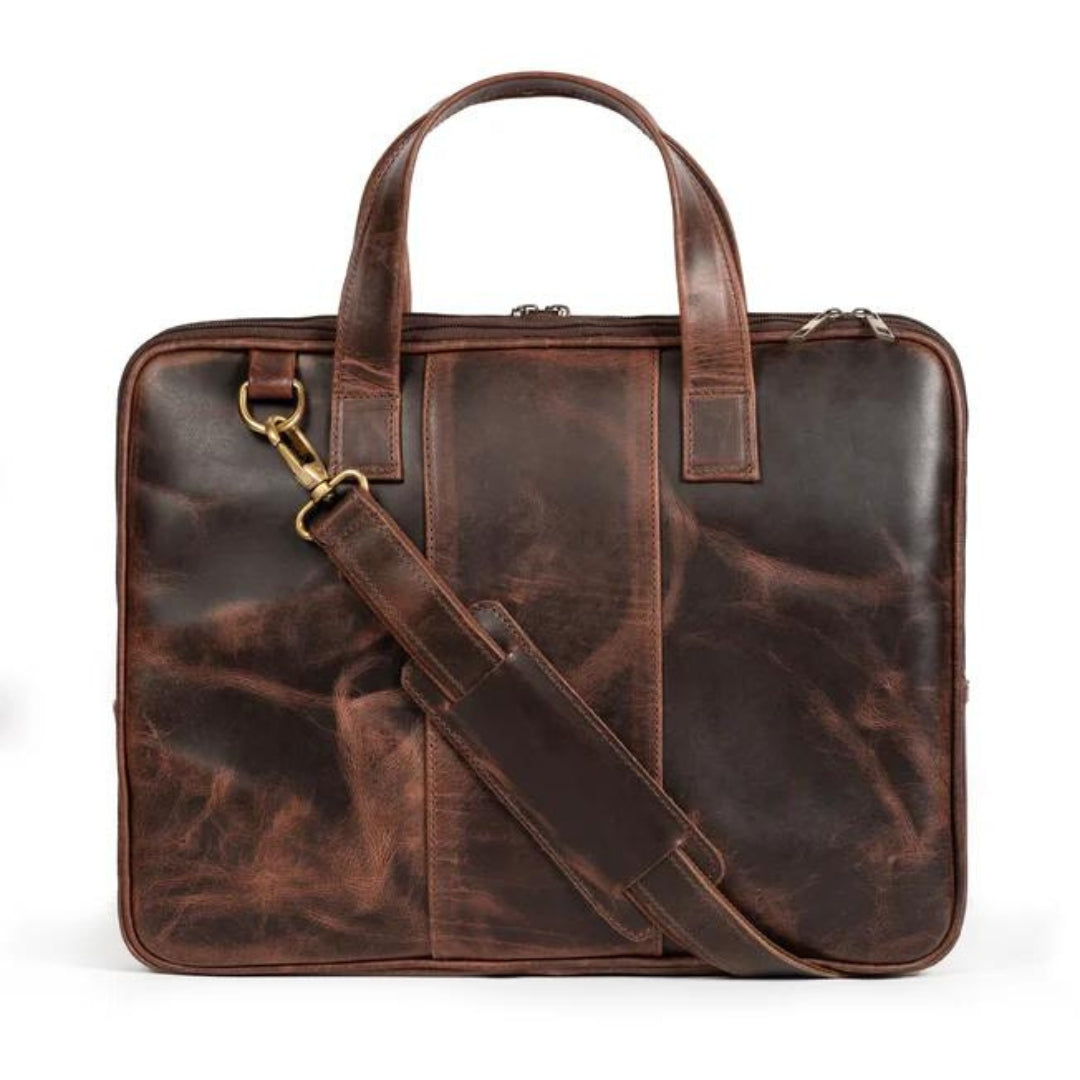 Harbor Laptop Briefcase. Brown