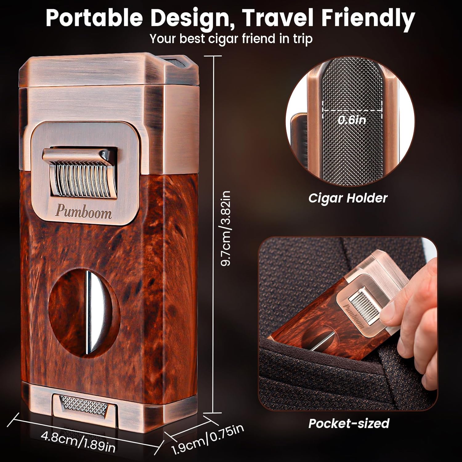 🔥 Last Day 49% OFF 😍All-in-One Torch Lighter with Built-in Cutter V Cut