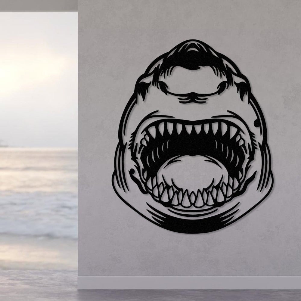 Wild Shark Wall Decor