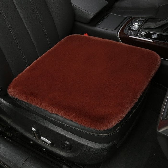 -Plush Car Seat Cushion