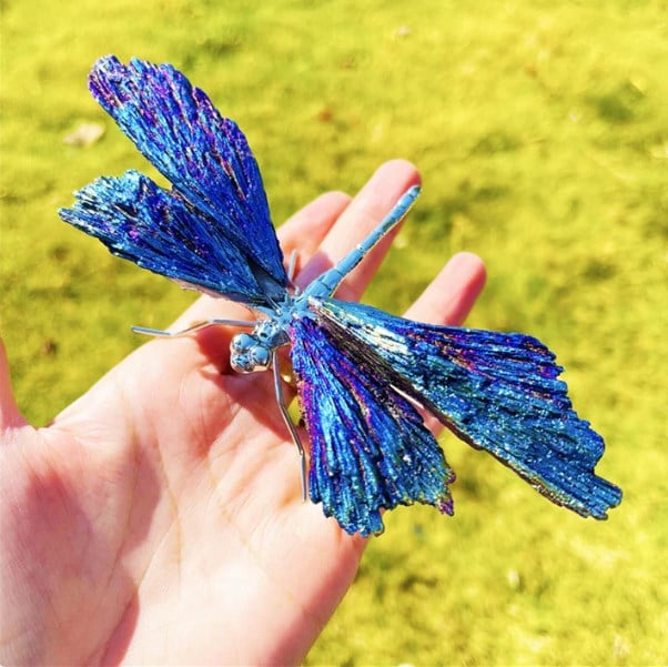 💥AURA TOURMALINE KYANITE DRAGONFLY💥🔥BIG SALE - 48% OFF🔥