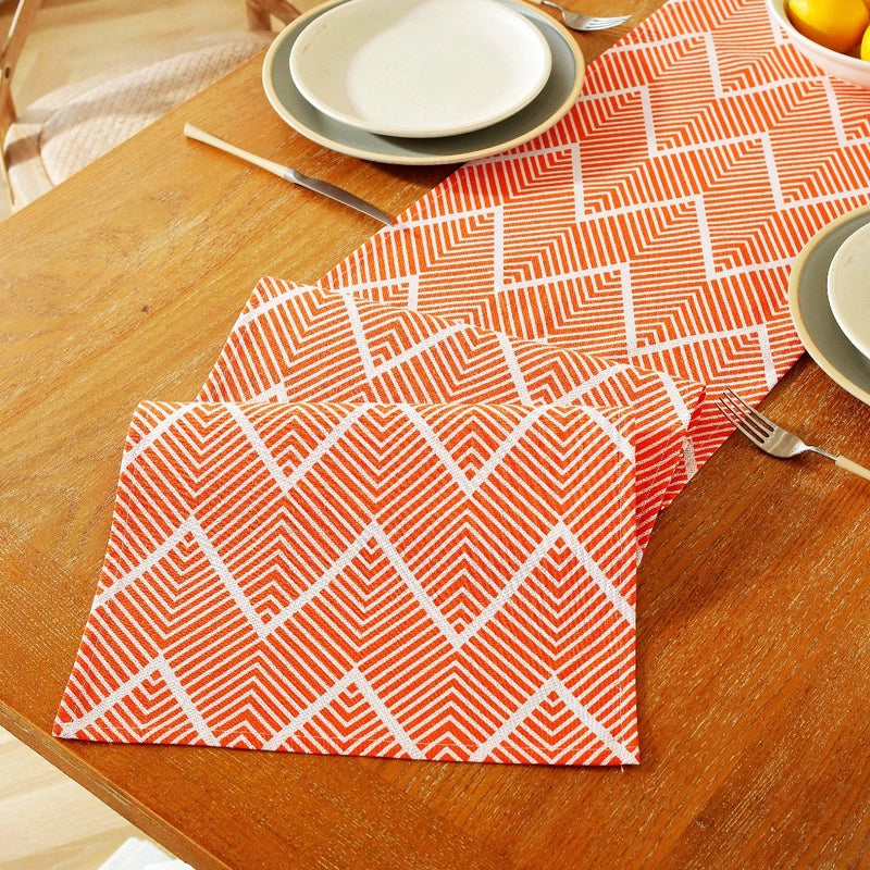 Retro Stripe Plaid Flower Cotton And Linen Tablecloths
