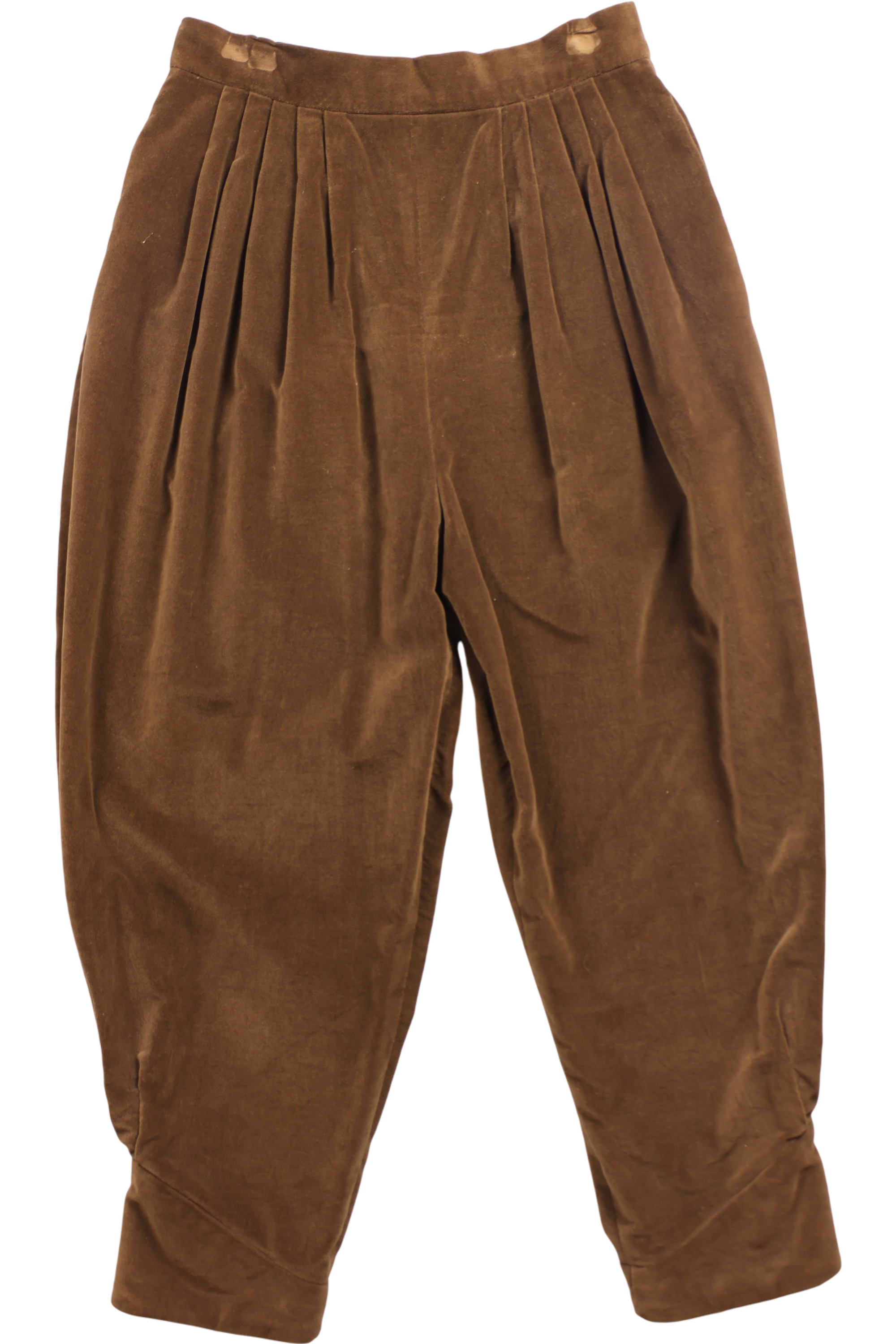 Jeff Banks Velvet Pleated Front Trousers