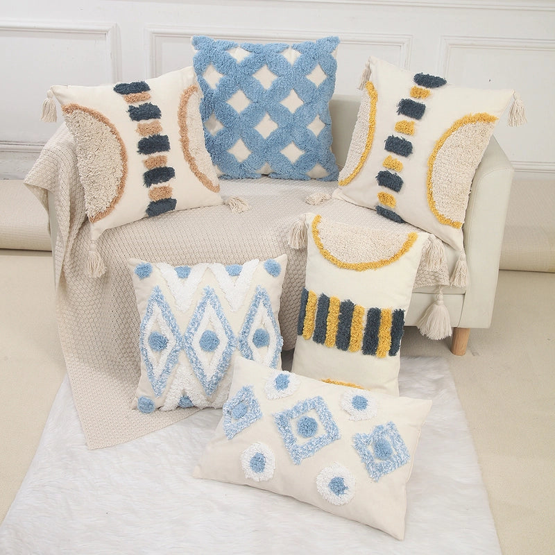 Minimalist Geometric Polyester Pillow Cases Couch & Sofa Decor