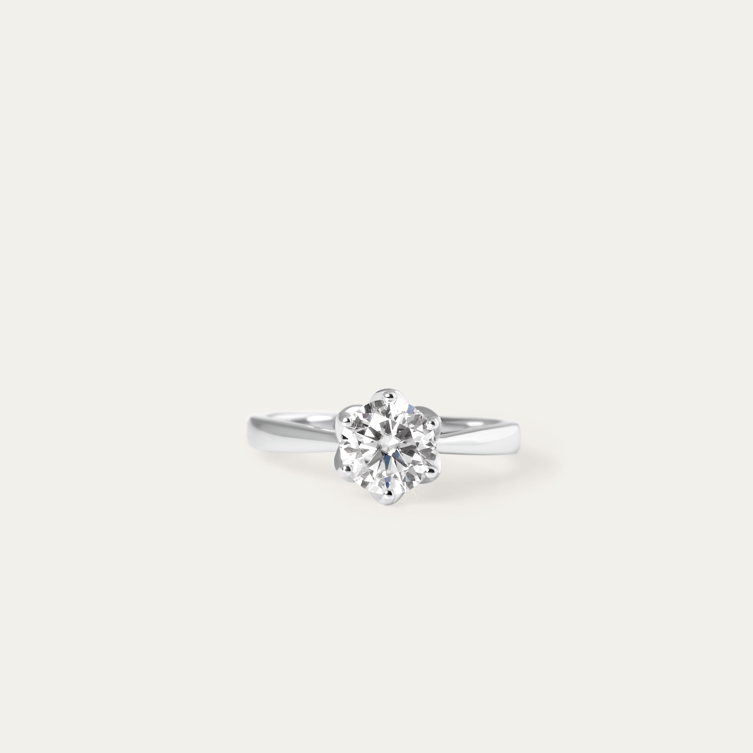 Issi 1.0ct Moissanite Ring (925 Sterling Silver. Size 8)