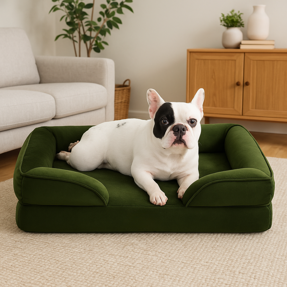 Waterproof Dog Sofa Bed With Removable Washable Cover