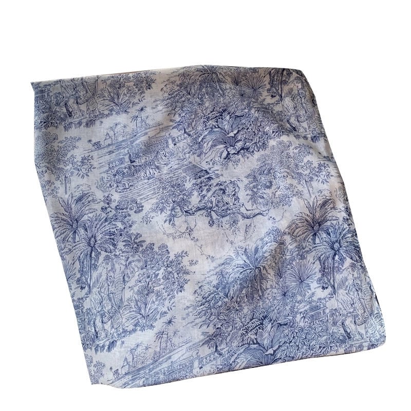 Women's Beach Classic Style Animal Plant Synthetic Fibre Printing Shawl