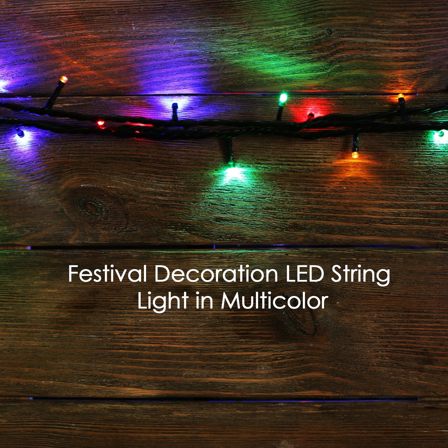 3Mtr Home Decoration Diwali & Wedding LED Christmas String Light Indoor and Outdoor Light .Festival Decoration Led String Light. Multi-Color Light 1.4MM (15L 3 Mtr)