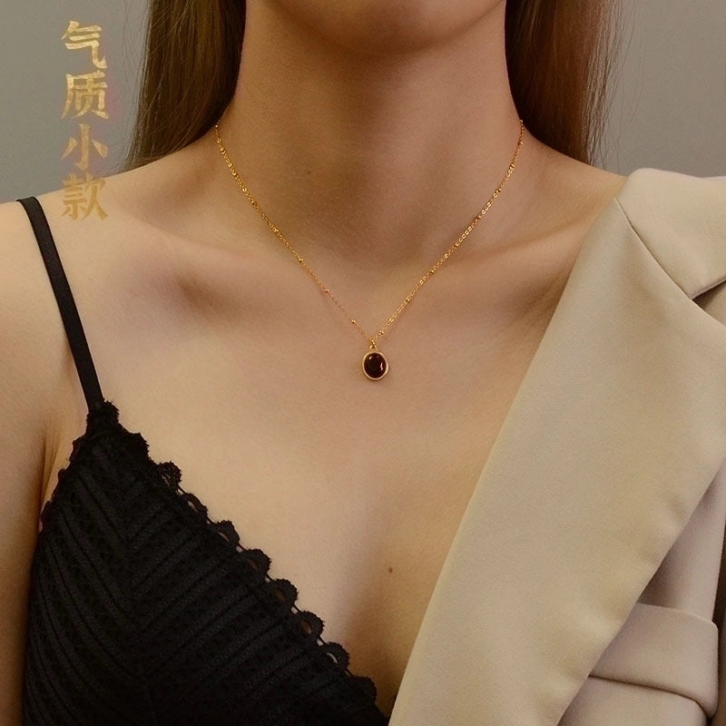 Fashion 304 Stainless Steel 18K Gold Plated Necklace