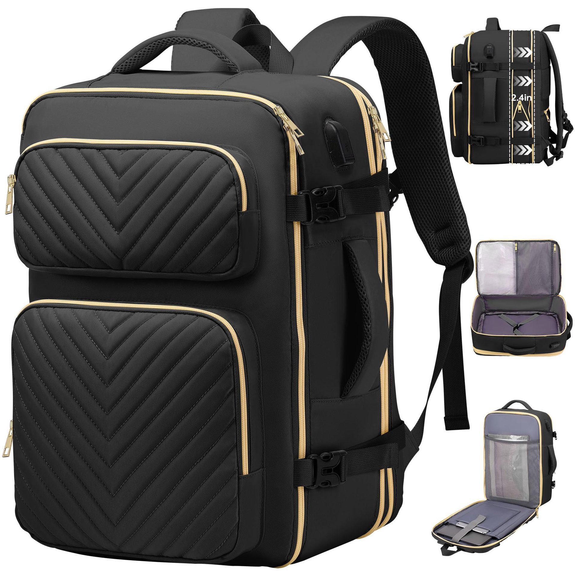 Trendy Large Capacity Women's Oxford Cloth Comter Backpack