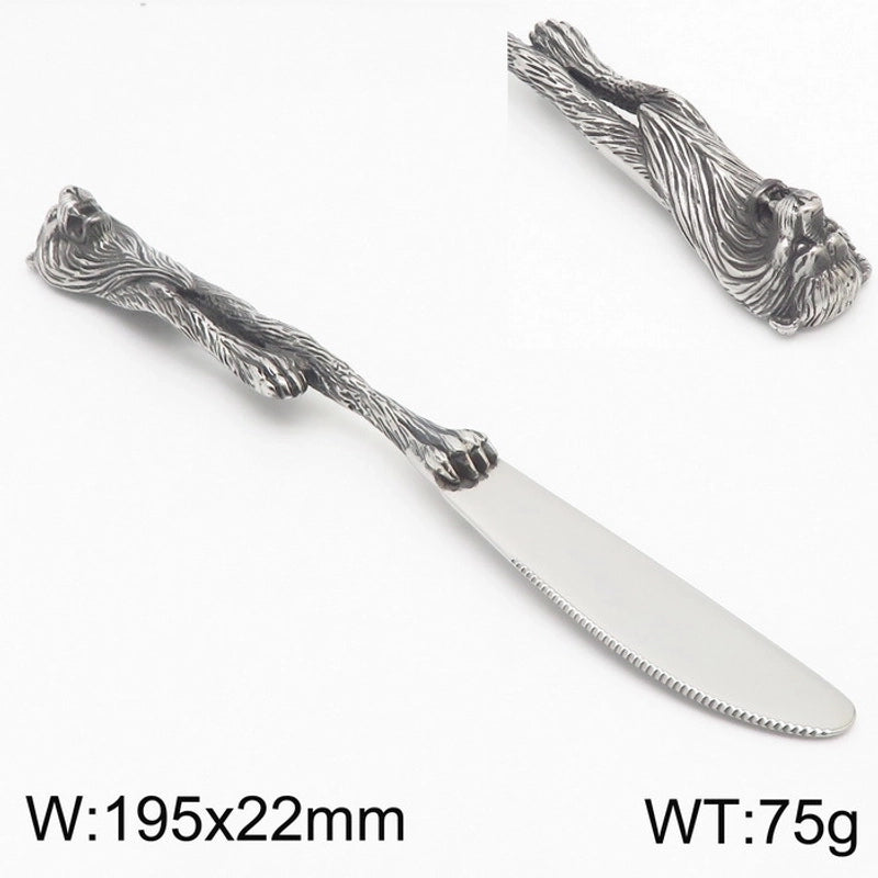 Punk Color Matching Stainless Steel Tableware