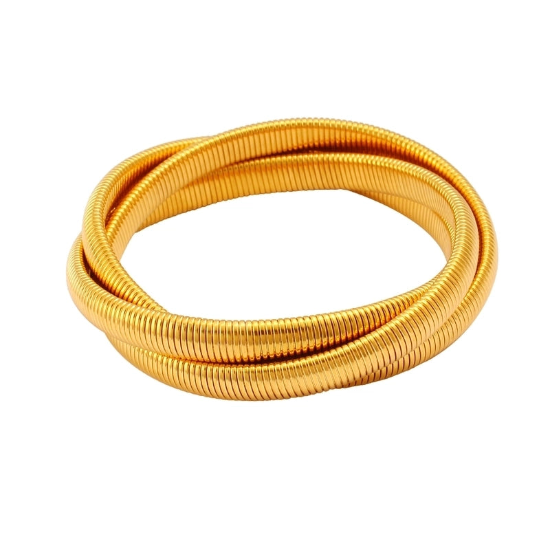 Hip-Hop Minimalist Commute Geometric 304 Stainless Steel 316 Stainless Steel  Zircon 18K Gold Plated Inlay Bracelets Earrings Necklace
