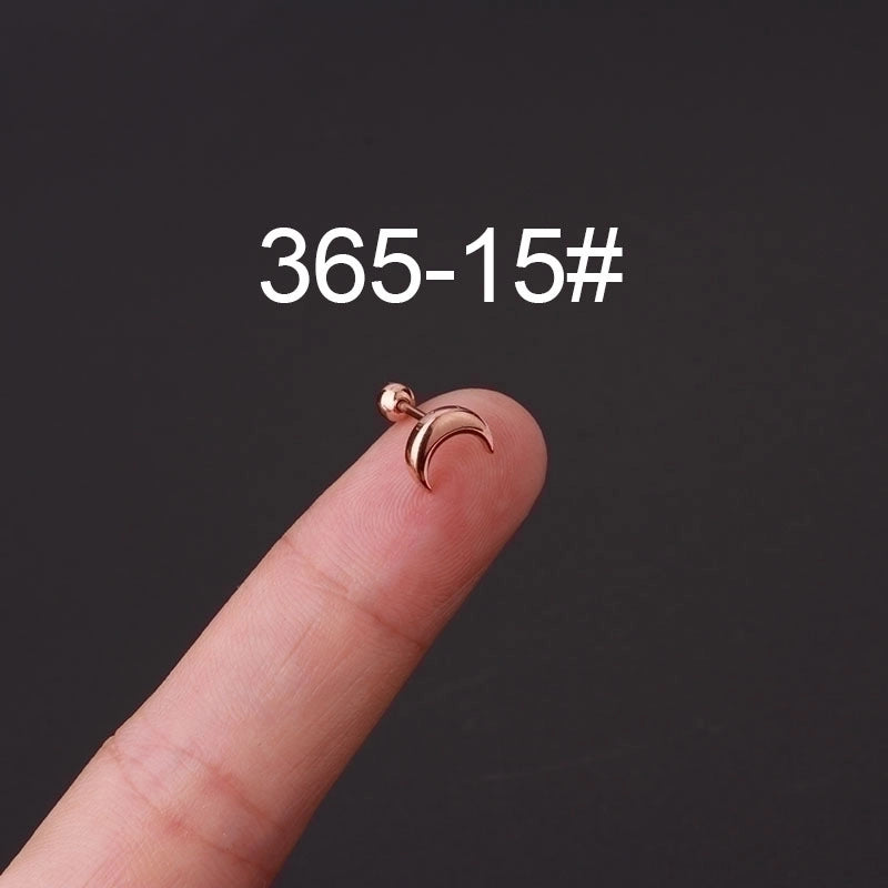 Ear Cartilage Rings & Studs Fashion Geometric 316L Stainless Steel  Plating