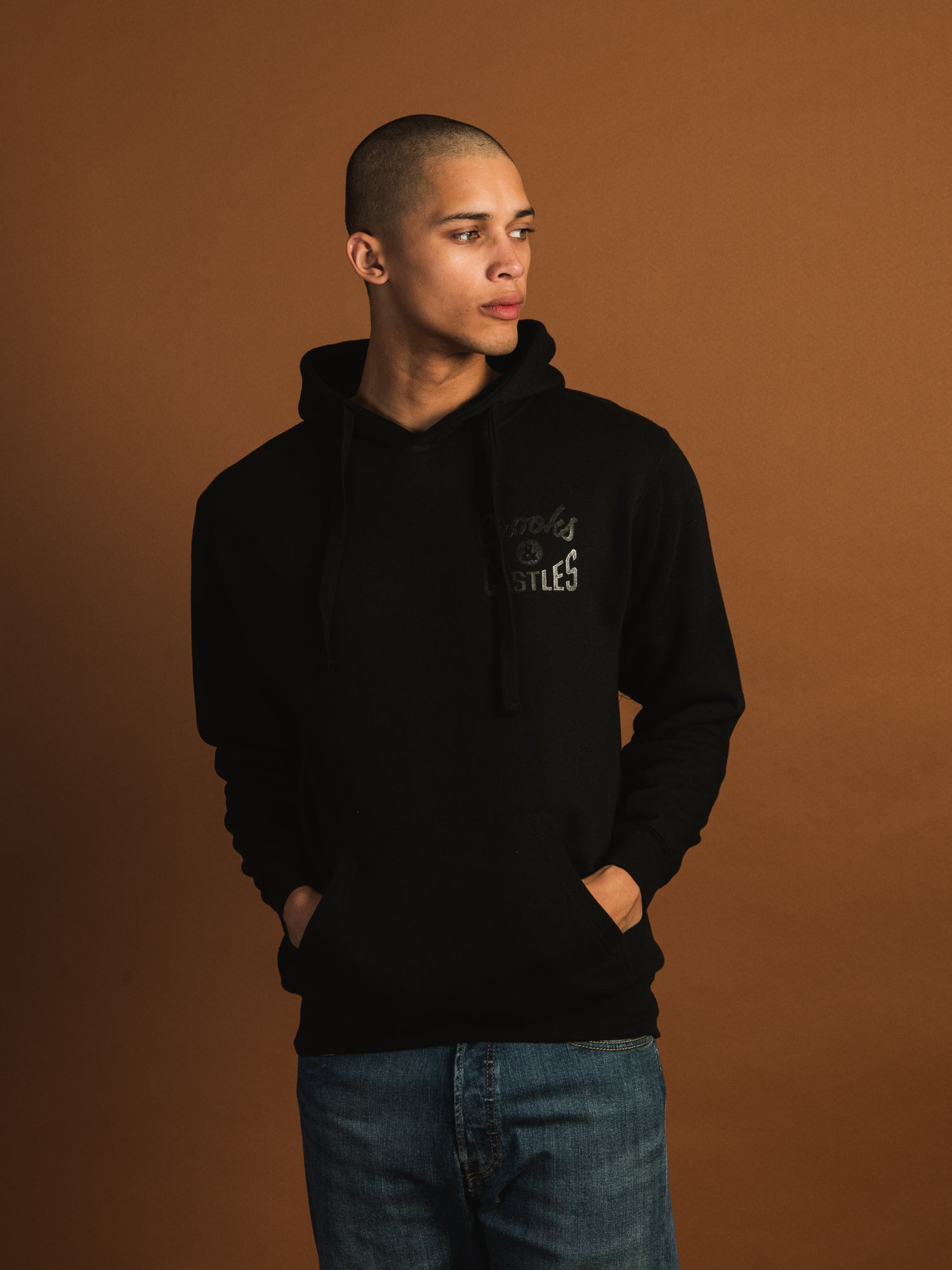 CROOKS & CASTLES GEL TONAL MED KLEPTO HOODIE