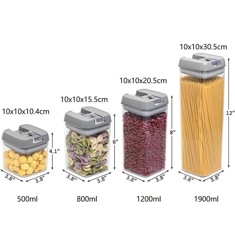 7 PCs Food Storage Container