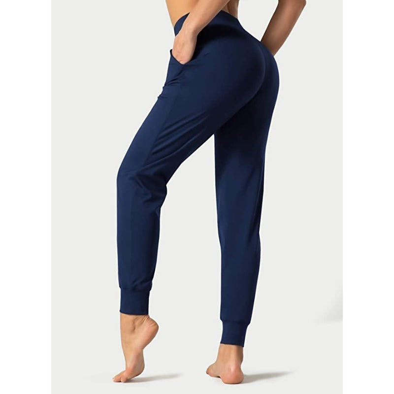 Joggers For Women High Waist Active Sweatpants Lightweight Tapered Lounge Yoga Athletic Pants With Pockets