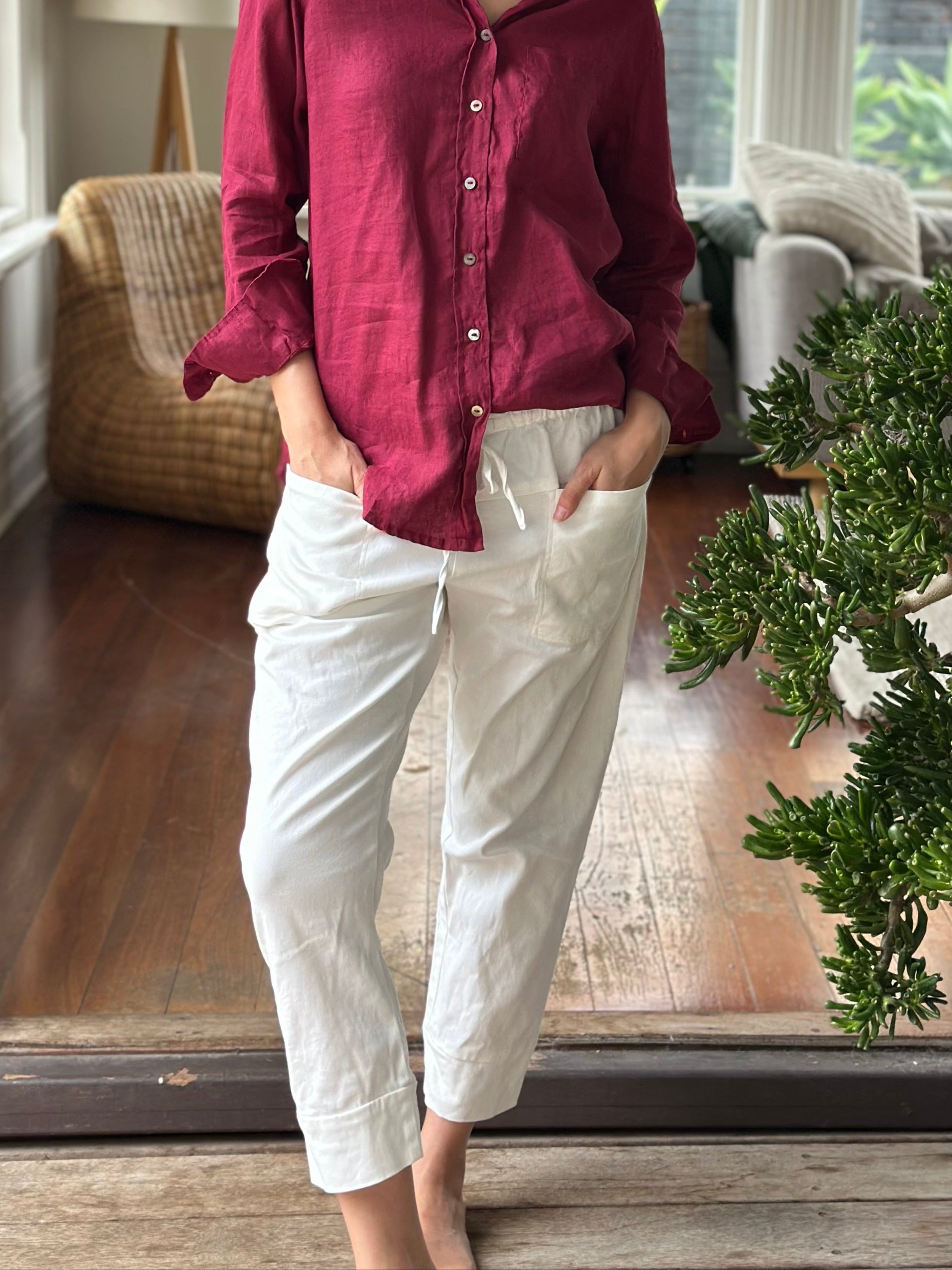 dylan pant-chalk twill