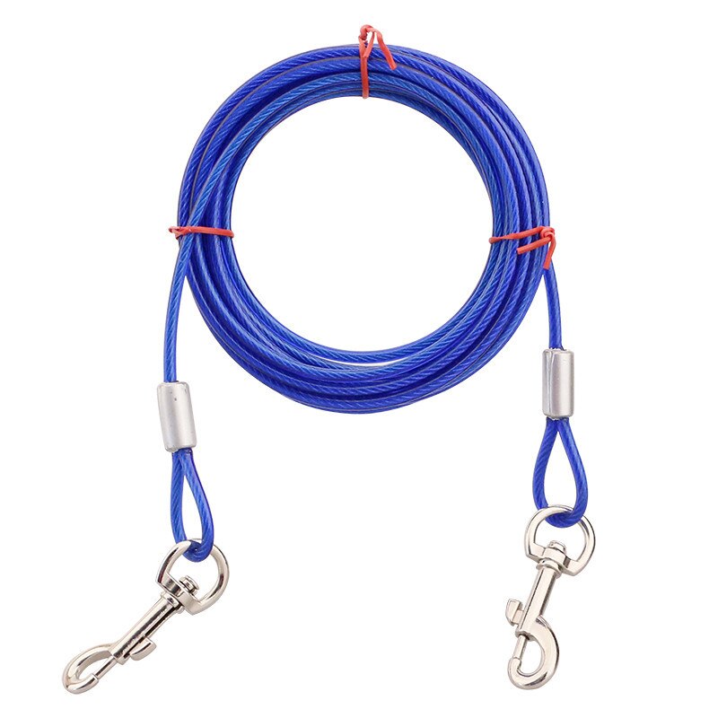 Steel Wire Dogs Double Leashes