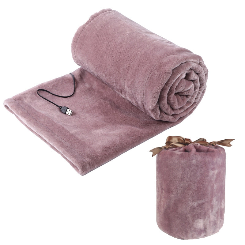 USB Electric Blanket Charging Treasure Car 5v Dormitory Outdoor Warm-up Cover Blanket Electric Mattress Heating Shawl