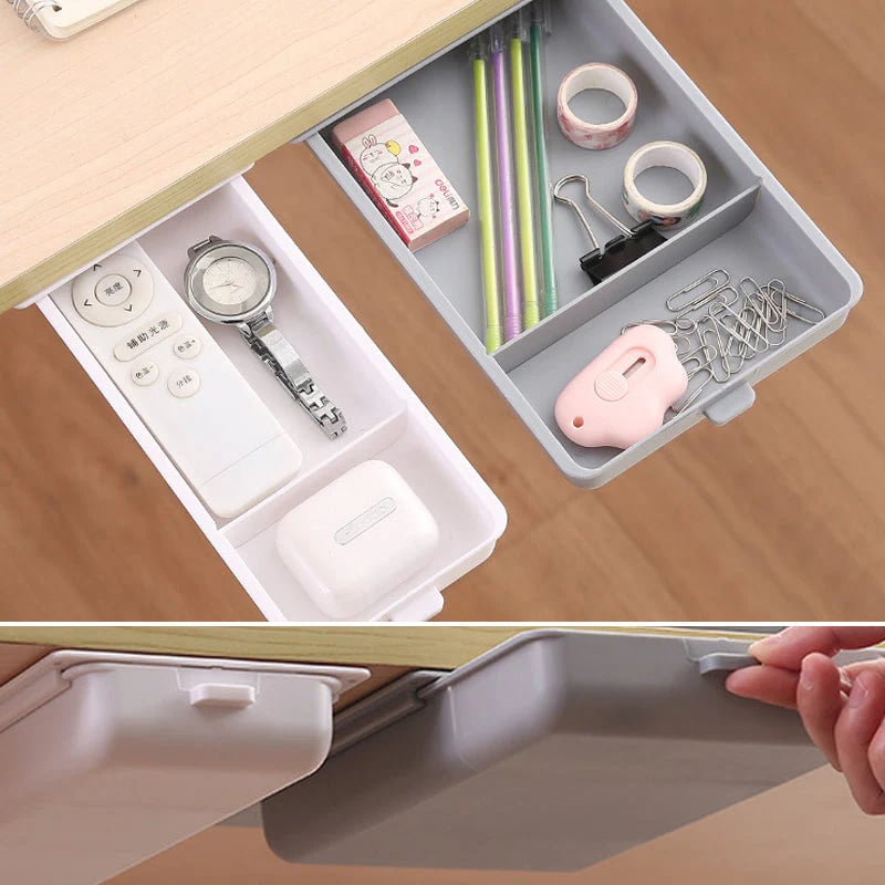 🔥Last Day Promotion 49% OFF - Under Desk Storage Drawer (💥Buy 2 Get Free Shipping💥)