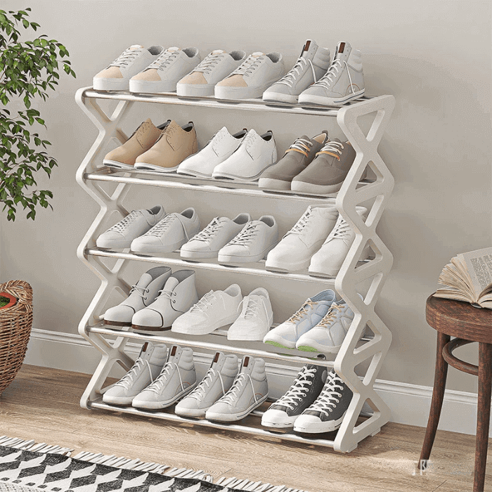 Shoe Rack Storage | Space Saver Black