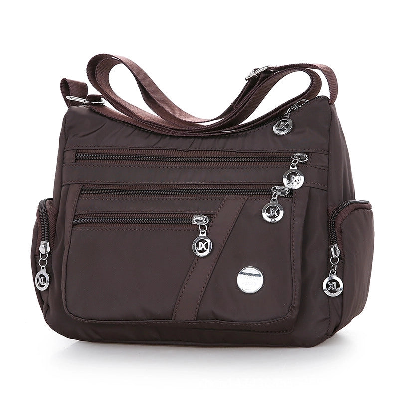Women's Medium All Seasons Nylon Basic Shoulder Bag
