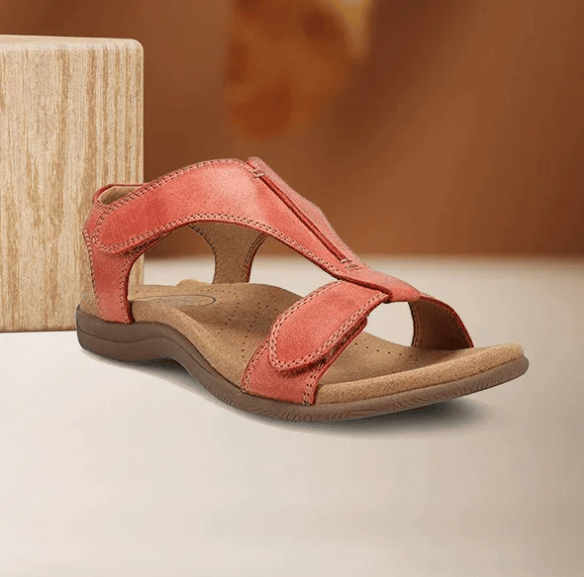 Platform Wedge Velcro Strap Sandals