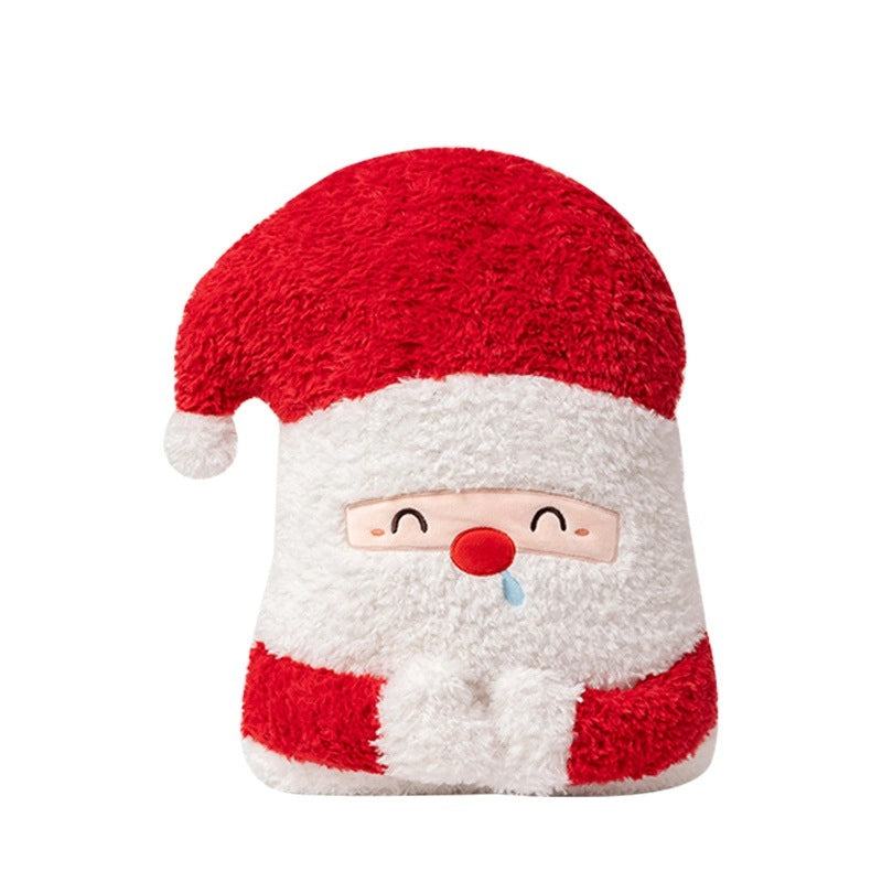 Santa Claus Doll Plush Toy Snowman Elk Tree Pillow Doll Gingerbread Man Holiday Gift New Product