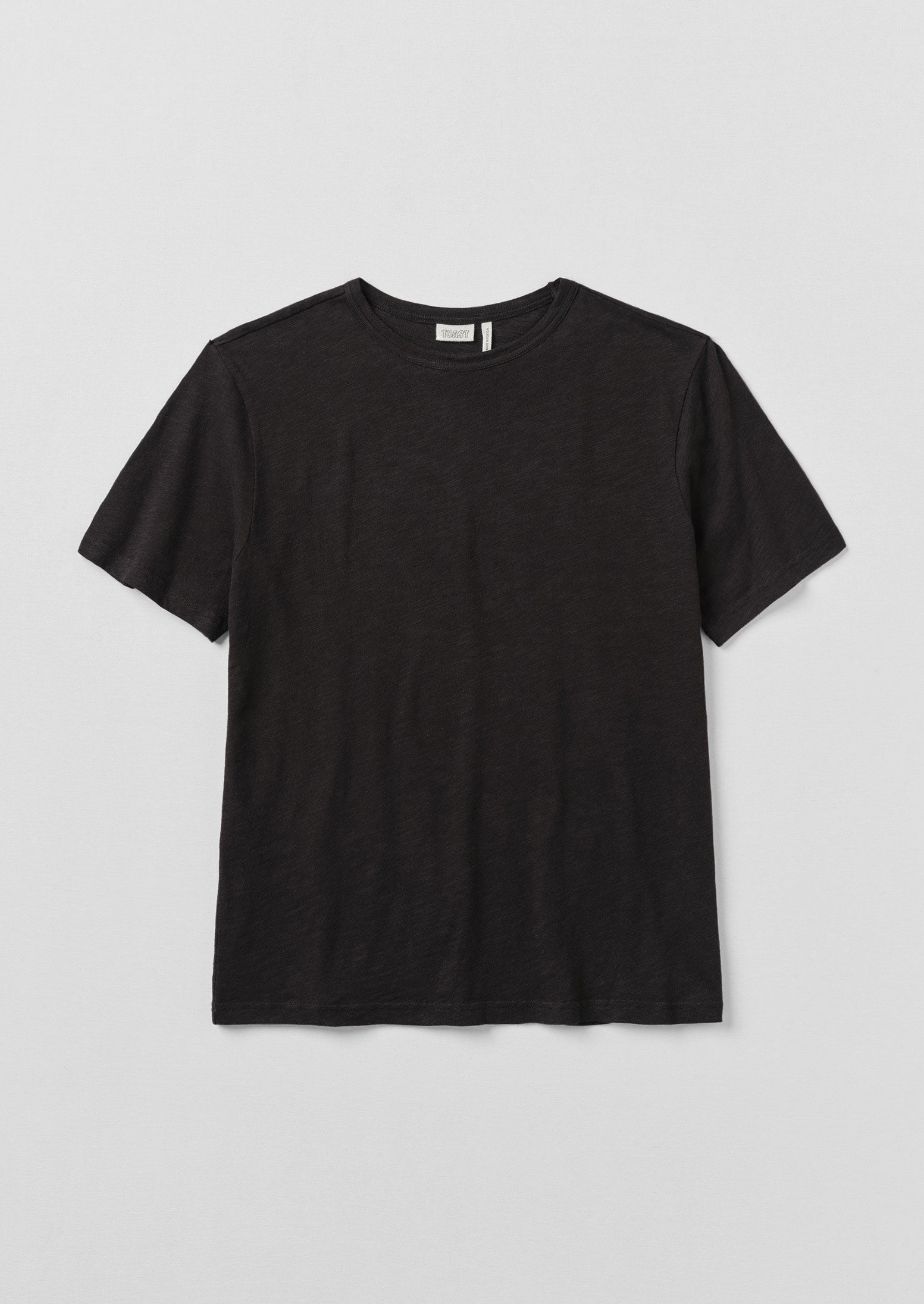 Theo Organic Cotton Short Sleeve Tee | Carbon Black