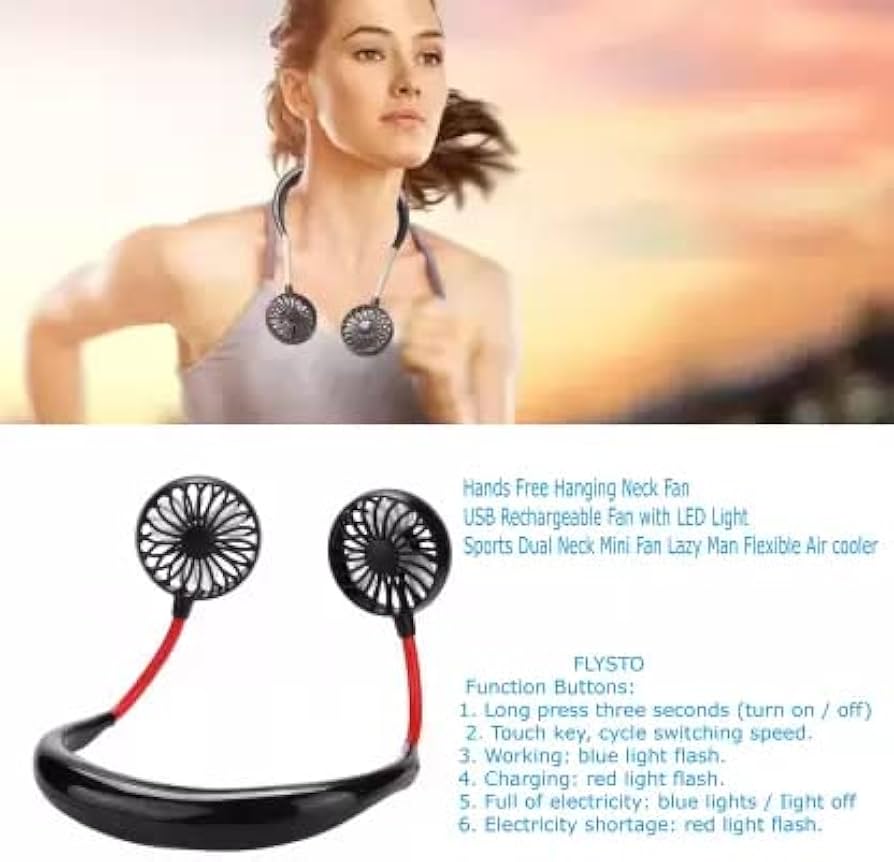RECHARGEABLE NECK FAN