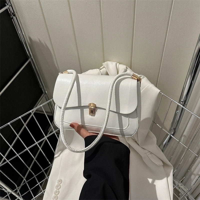 Women's All Seasons Pu Leather Elegant Basic Underarm Bag