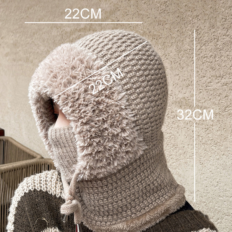 🎁Hot Sale 49% OFF🔥Women's Winter One-Piece Knitted Beanie Scarf Mask 3-in-1 Balaclava