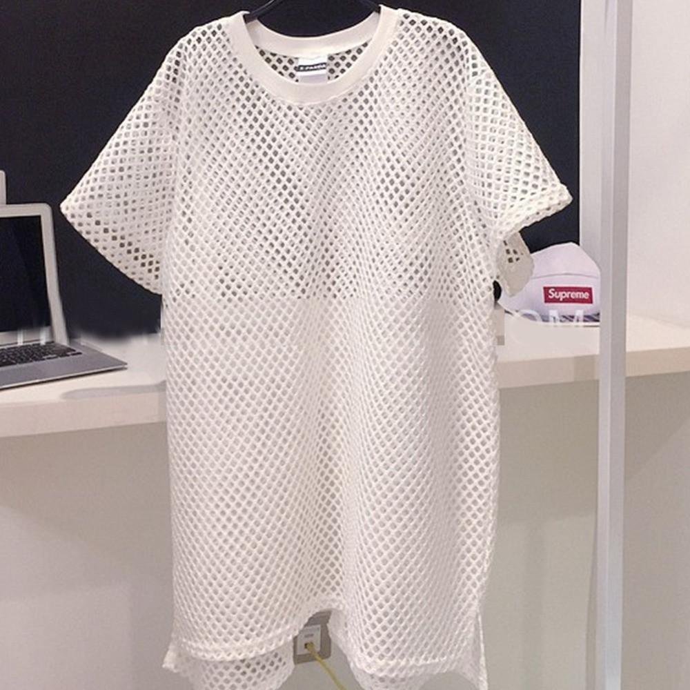 Oversized Sport Mesh Top