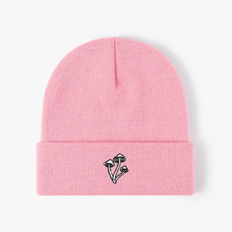 Unisex Commute Mushroom Eaveless Beanie Hat
